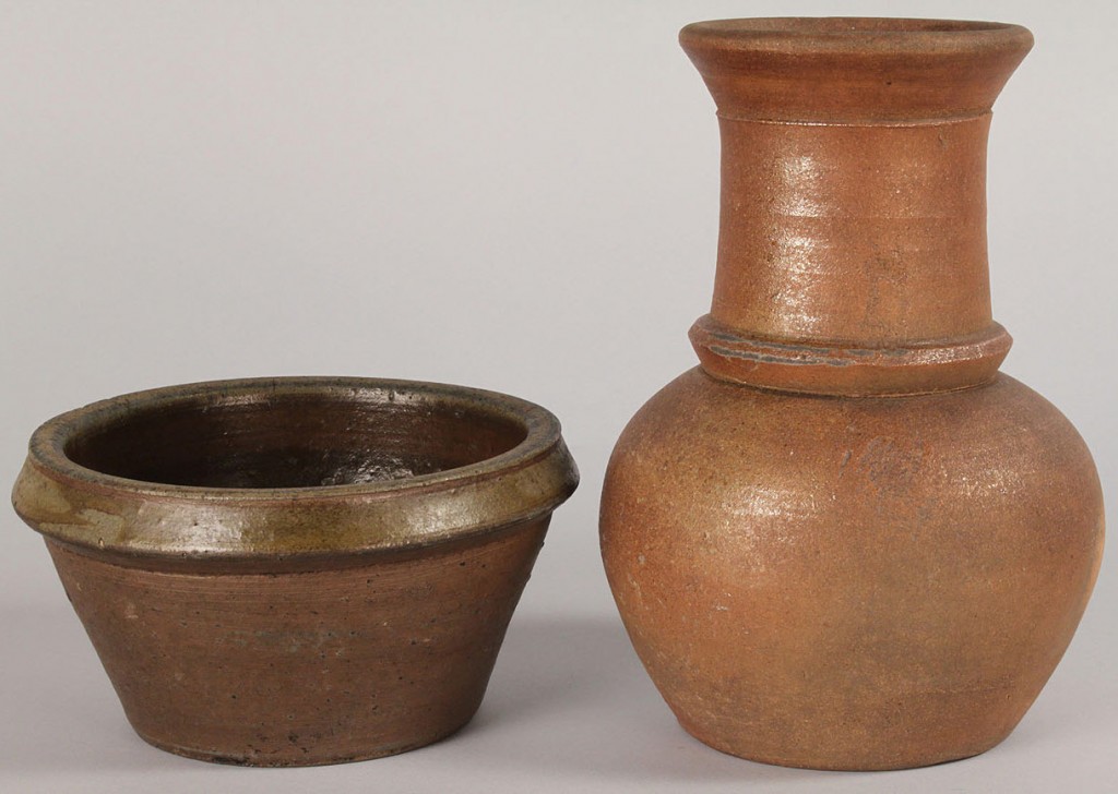 Lot 66: Lot of 2 Middle TN Pottery Items