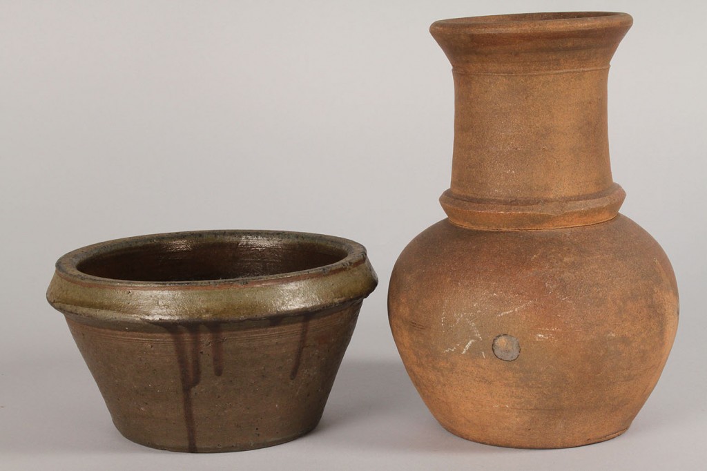 Lot 66: Lot of 2 Middle TN Pottery Items