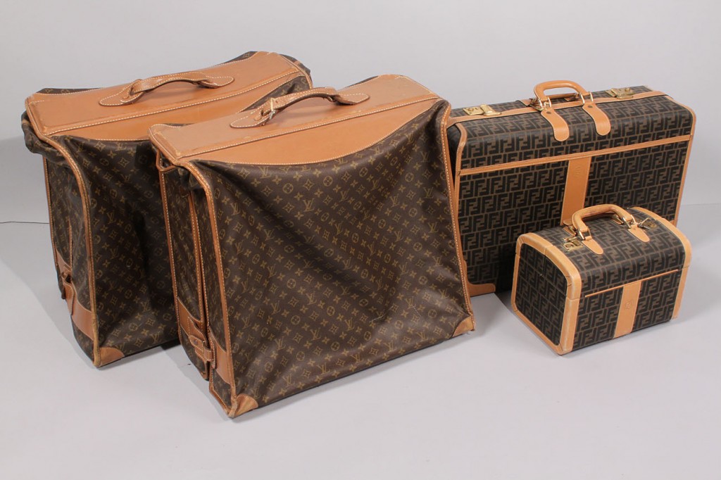 Lot 683: Fendi and Louis Vuitton luggage, total 4 pieces