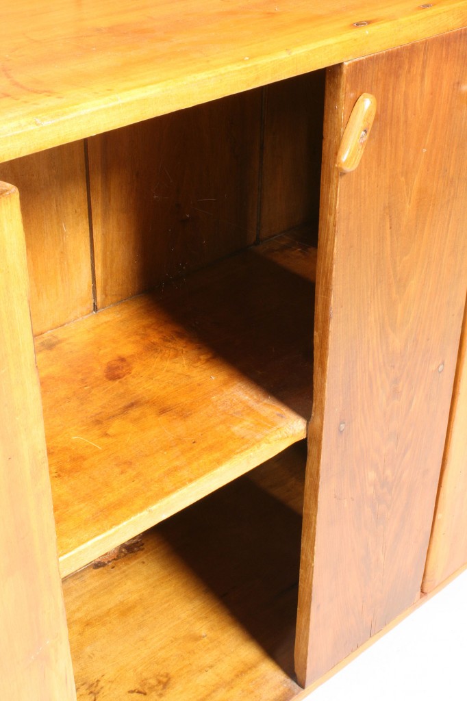 Lot 694: Stepback cupboard, dimunitive size