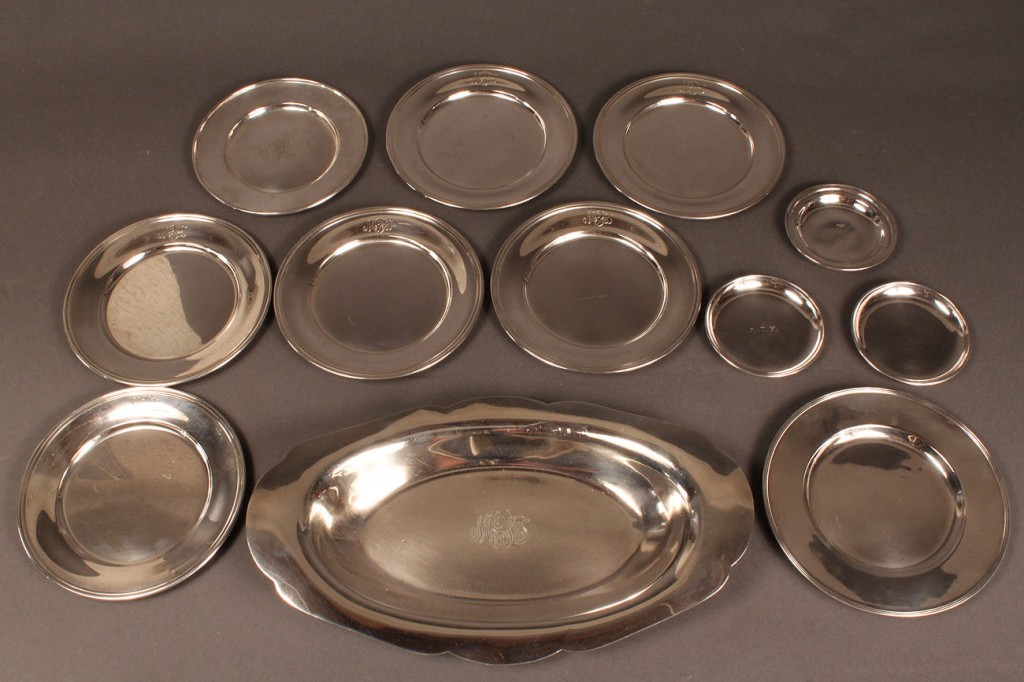 Lot 84: Sterling Silver Table Items, 12 pcs
