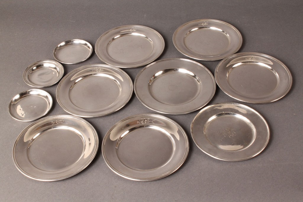 Lot 84: Sterling Silver Table Items, 12 pcs