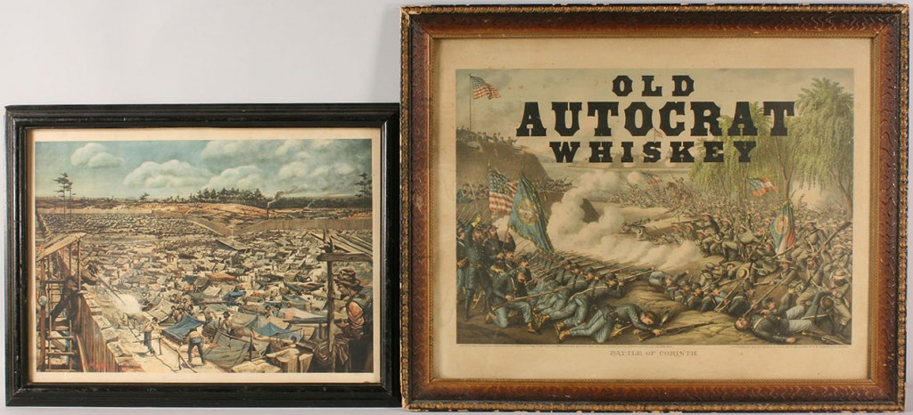Lot 8: Lot of 2 Civil War Related Lithographs