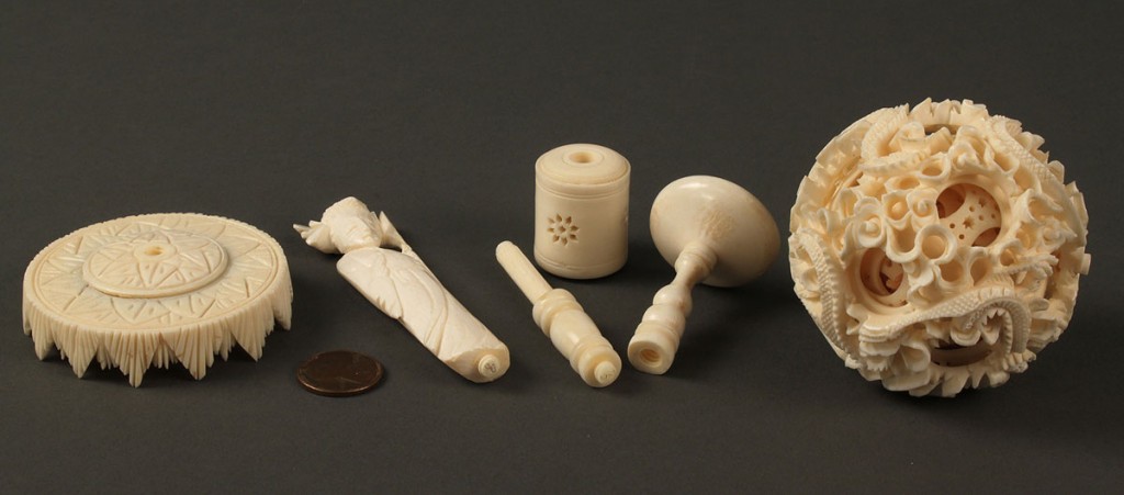 Lot 10: Chinese Carved Ivory Puzzle Ball