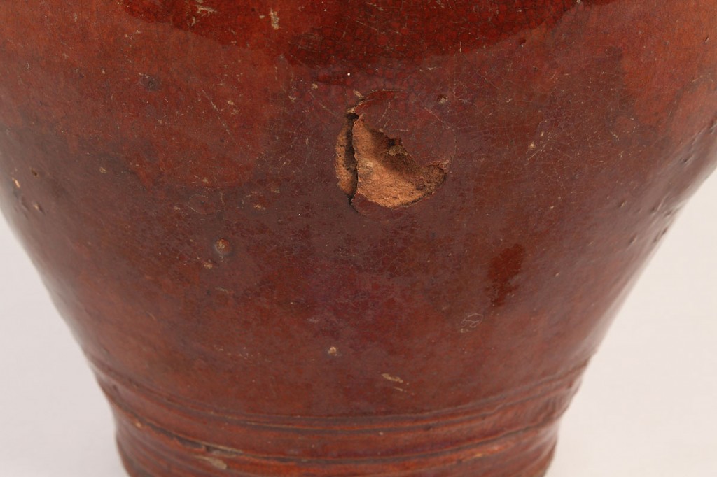 Lot 115: Redware Pottery Jug, Piedmont NC