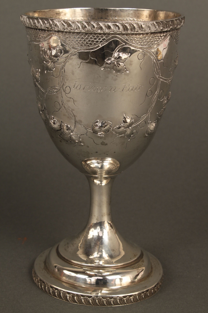 Lot 121: Tennessee Coin Silver Agricultural Goblet