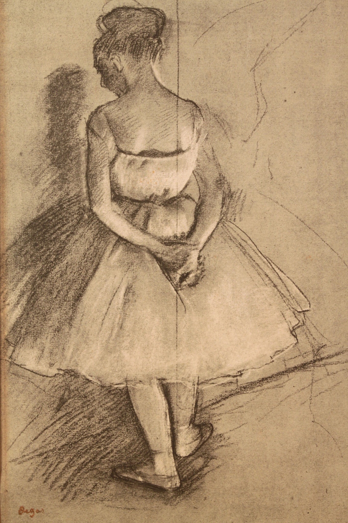 Lot 201: Edgar Degas Lithograph, Study for Rehearsal of a B