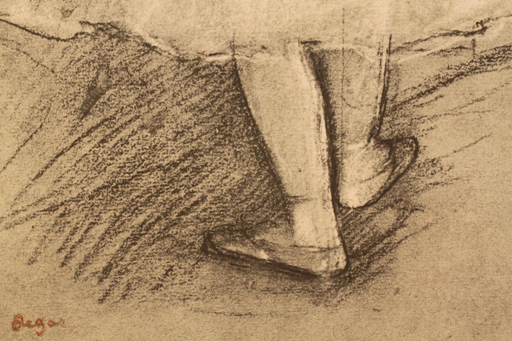 Lot 201: Edgar Degas Lithograph, Study for Rehearsal of a B