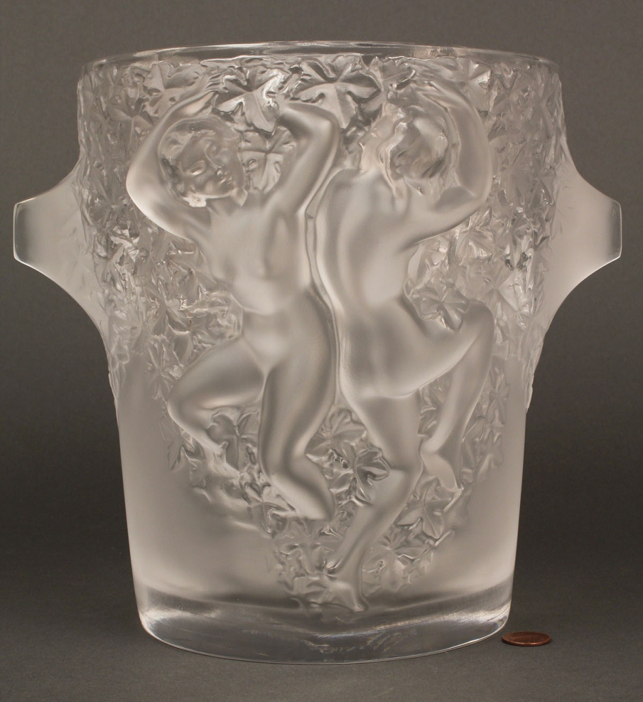 Lot 216: Lalique Ganymede Champagne Bucket