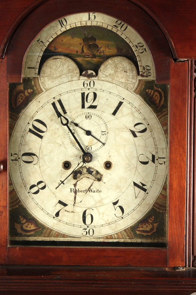 Lot 282: Southern Tall Case Clock, Robert Waite