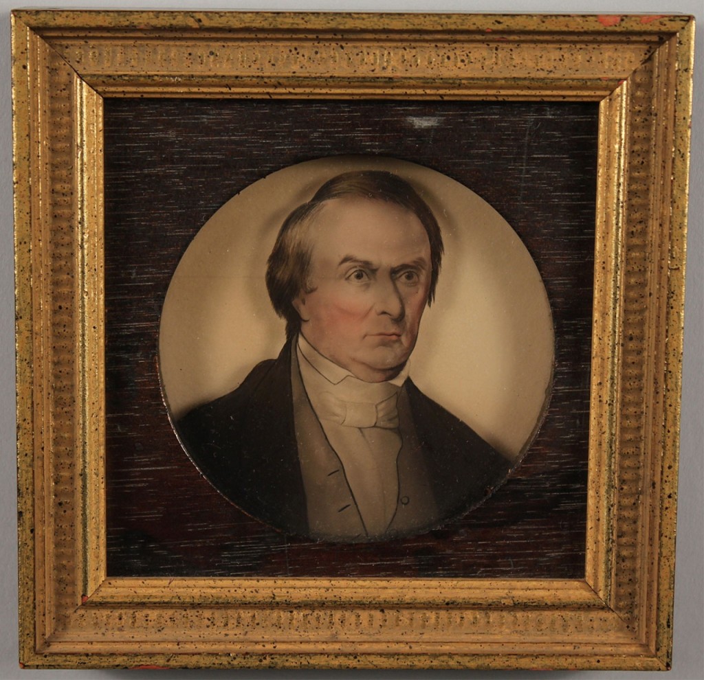 Lot 312: 4 Presidential prints: Washington, Johnson, Polk