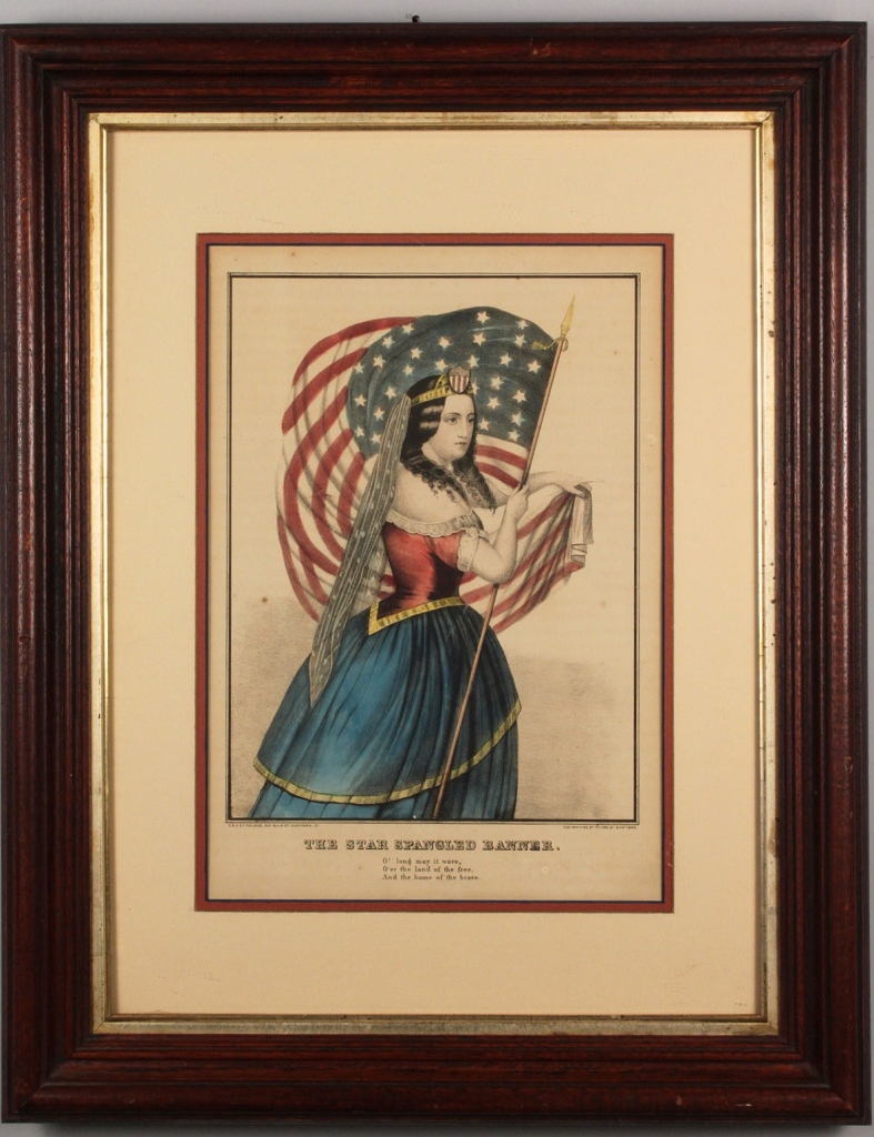 Lot 313: Kellogg Print, Star Spangled Banner