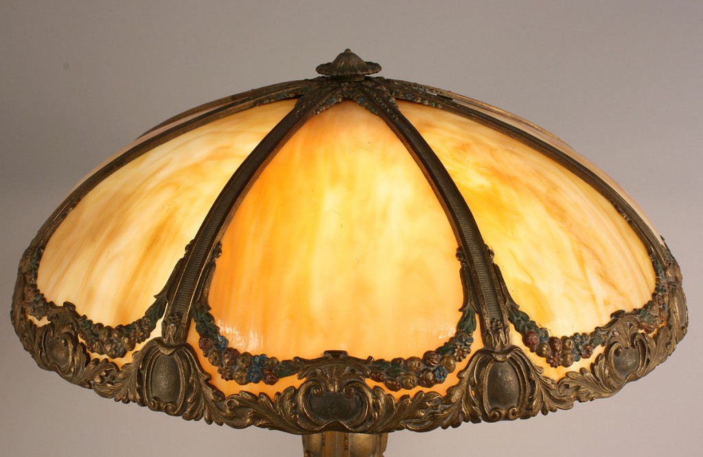 Lot 342: Bradley & Hubbard Table Lamp