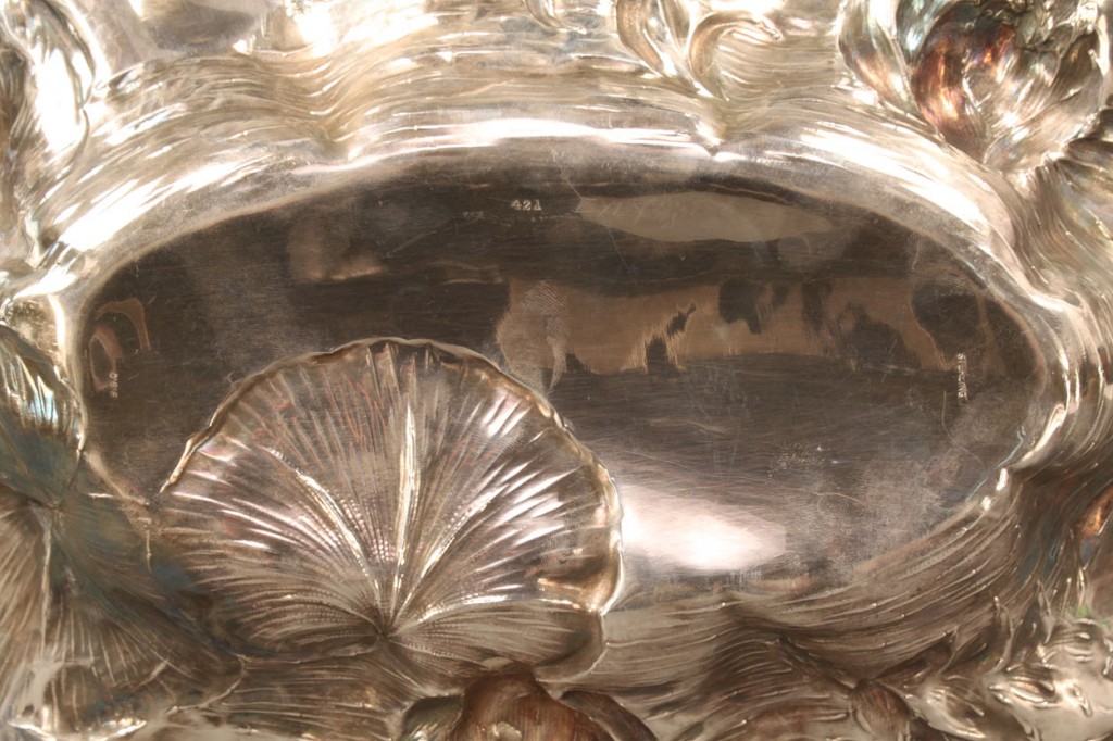 Lot 365: Sterling Silver Lily Pad Bowl by Barbour