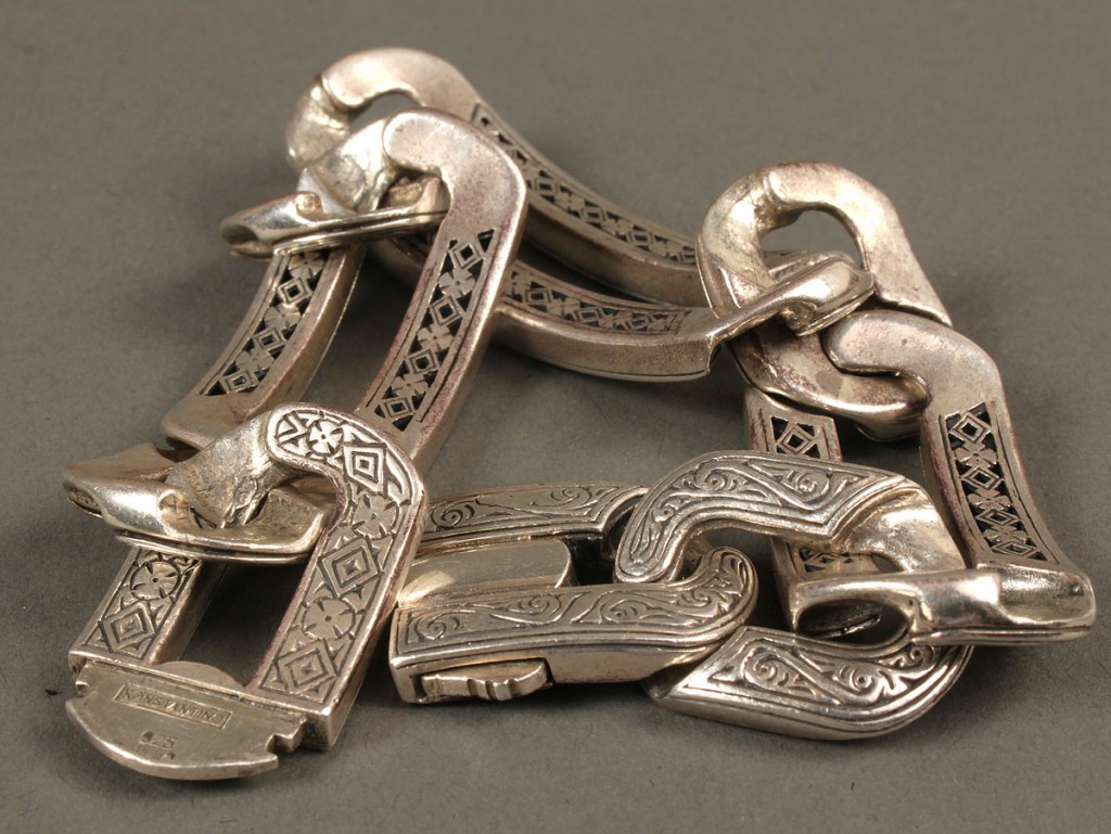 Lot 391: Men's Sterling Konstantino Link Bracelet