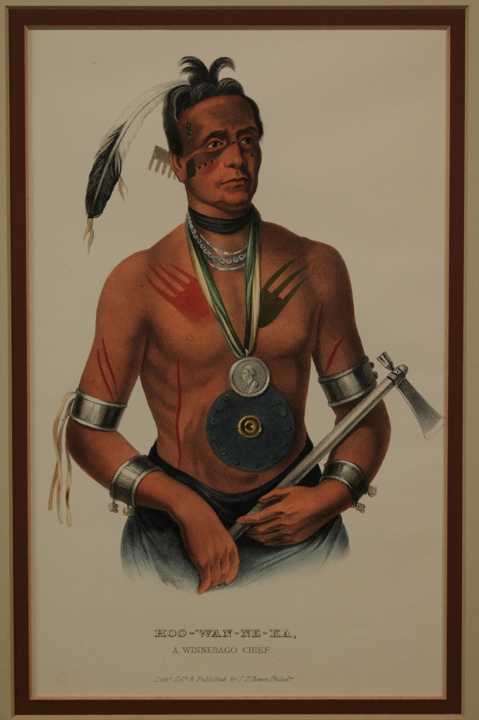 Lot 39: Pair of Native American Colored Lithographs