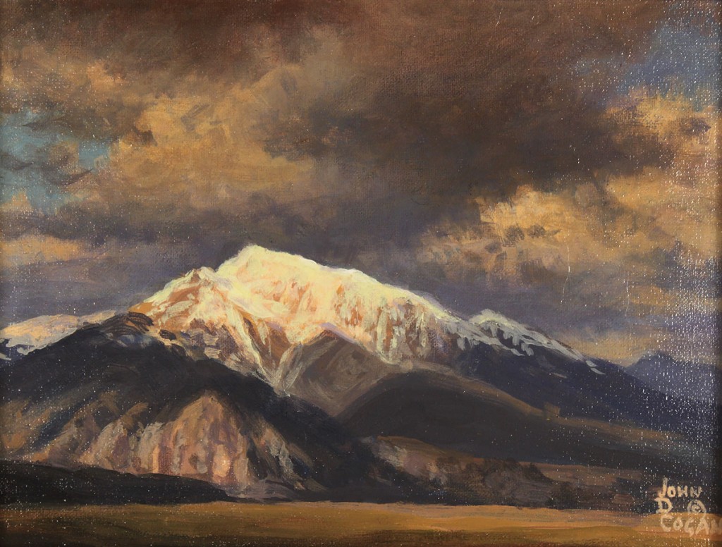 Lot 445: John D. Cogan mountain landscape
