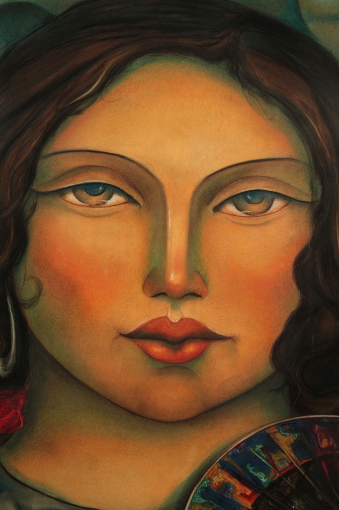 Lot 447: Miguel Martinez, Portrait of a Woman