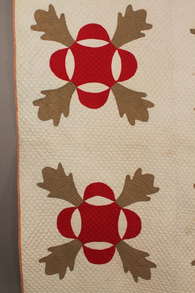 Lot 44: East Tennessee Whig's Defeat pattern quilt