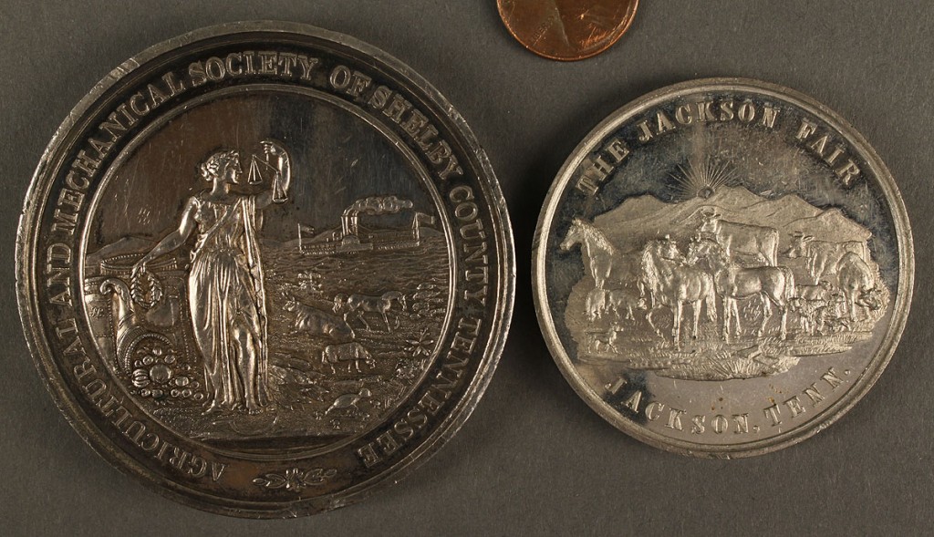 Lot 455: Two Tennessee Agricultural Medals
