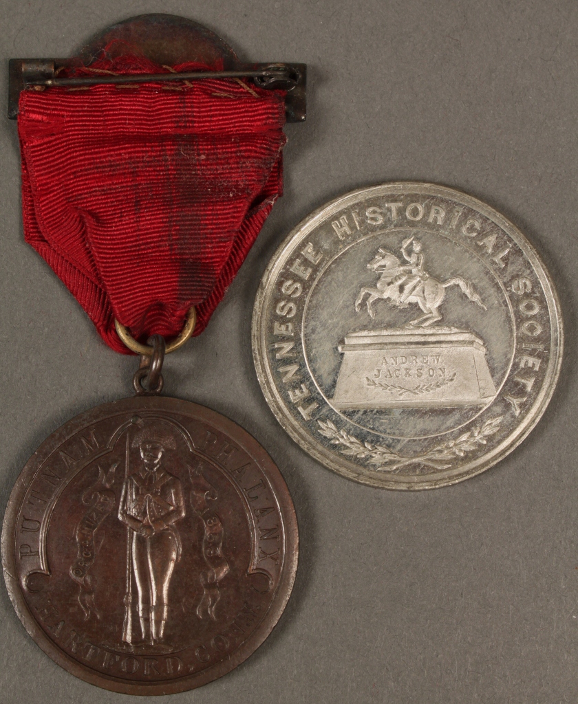 Lot 458: Lot of 2 TN Centennial Medals, Putnam & Jackson