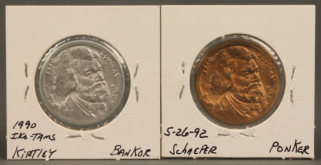 Lot 461: 2 TN Centennial Exposition Coins, Frederick Dougla