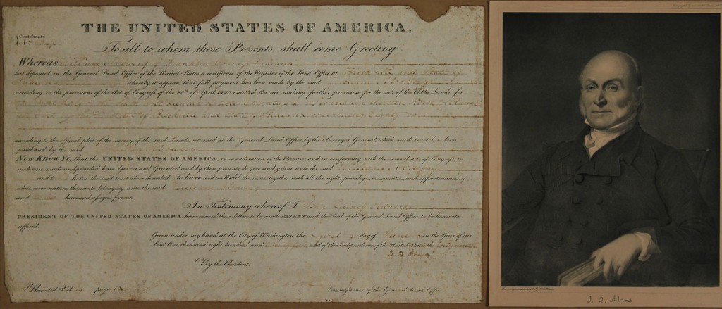 Lot 470: John Quincy Adams Signed Document