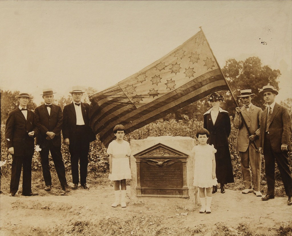 Lot 471: Photograph of Caswell Monument Dedication, NC