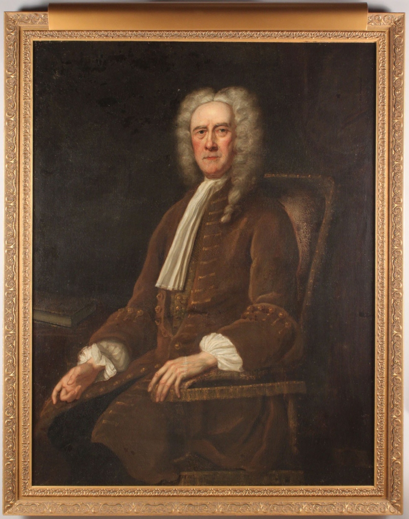 Lot 496: English School 18th c. Portrait of a Gentleman