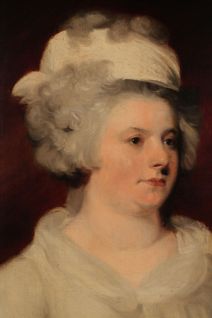 Lot 498: English School, 19th c. Portrait of Lady Campbell
