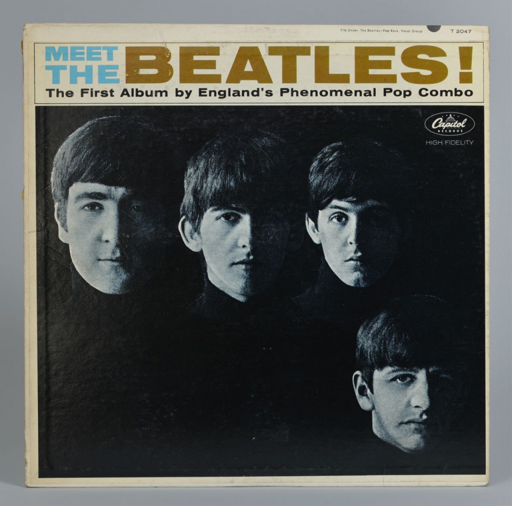 Lot 566: Signed Meet The Beatles Album, "Thanks for jabs"