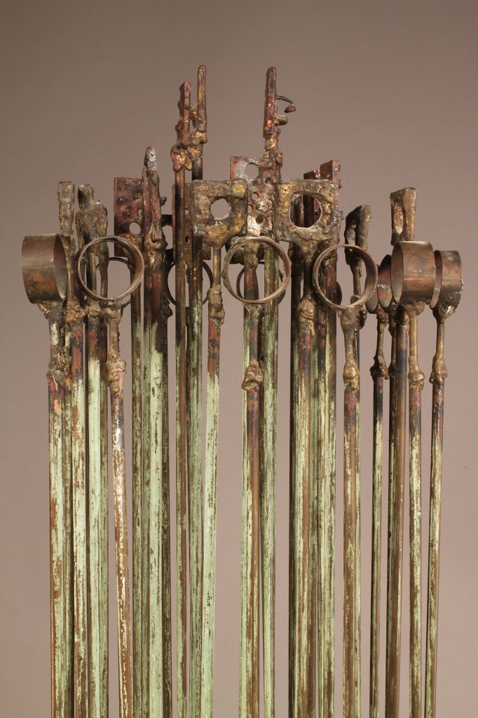Lot 576: E. Tafur Abstract Copper Sound Sculpture