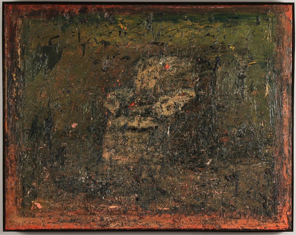 Lot 581: John Lees, abstract oil on canvas