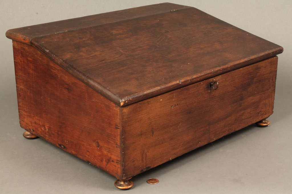 Lot 593: Dovetailed Document Box, early 19th century