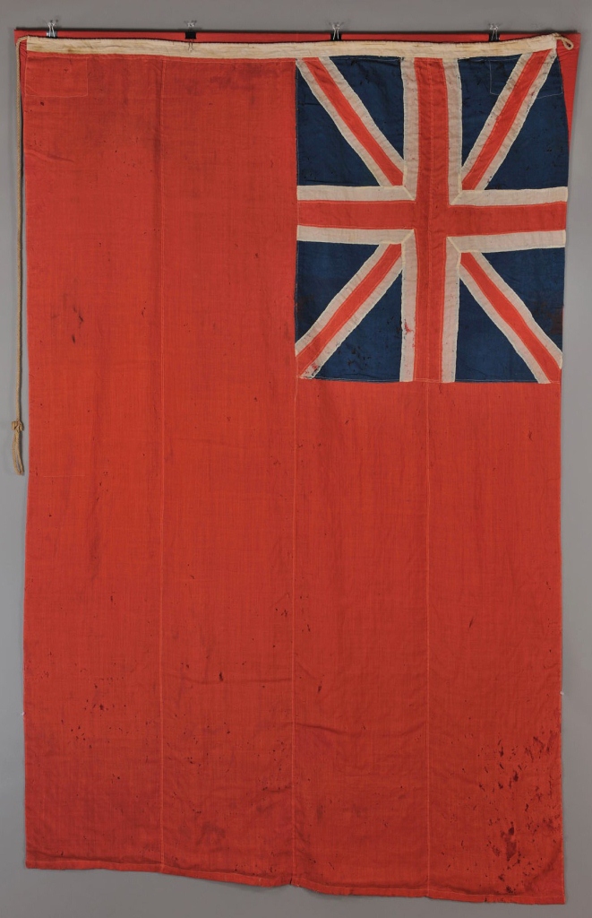Lot 60: Civil War captured ensign flag, S.S. Jane