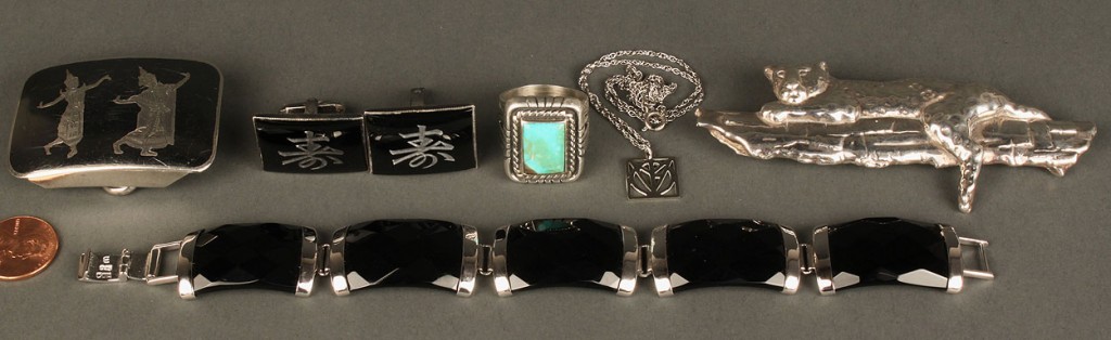 Lot 626: Grouping of Sterling Silver Jewelry, 5 items