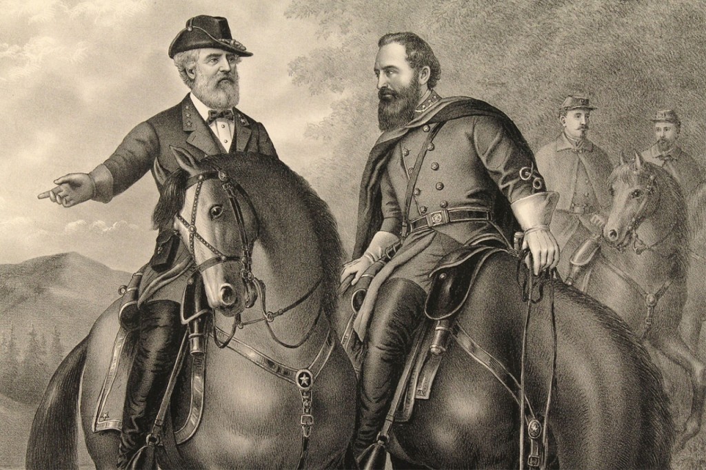 Lot 63: Civil War Print: Gen. Lee & Stonewall Jackson