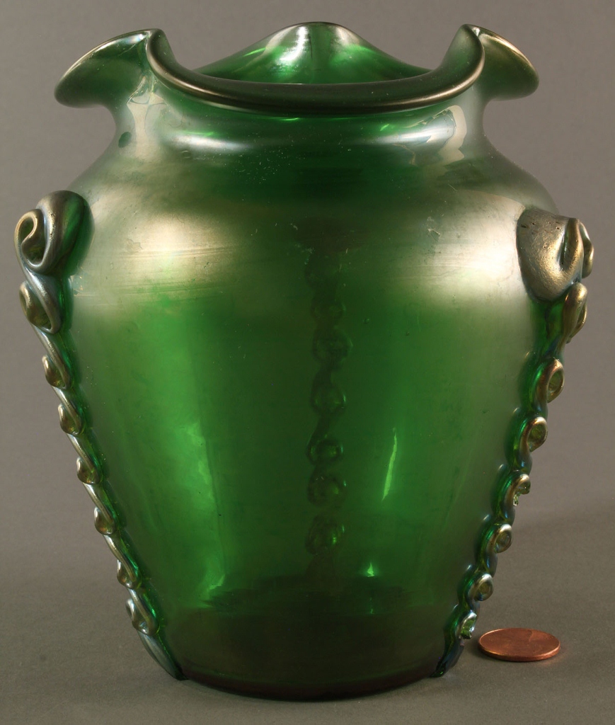 Lot 682: Austrian Art Glass Vase