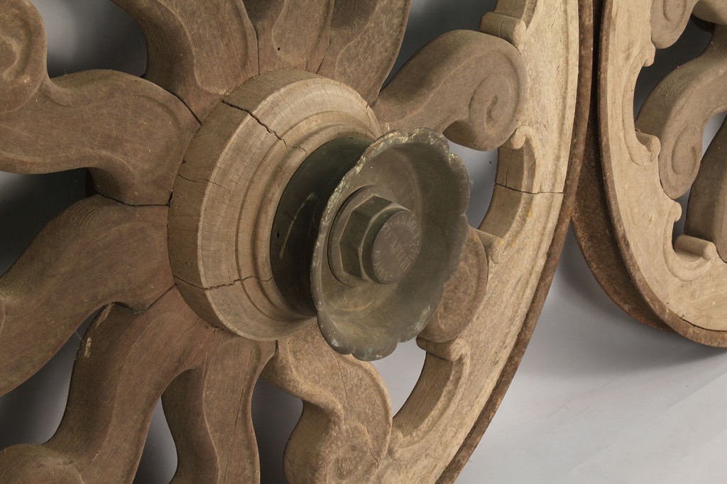 Lot 706: Pair of Chariot Wheels