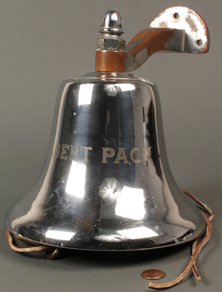 Lot 710: Nautical Ship's Bell, Albert Pack