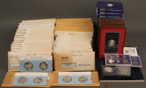 Lot 711: History of US sterling proofs with US Mint proofs