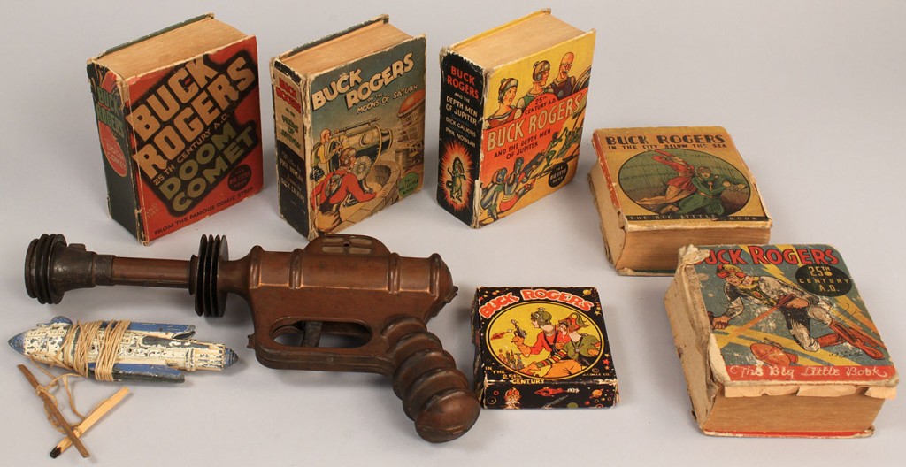 Lot 734: Lot of 8 Buck Rogers Related Toys