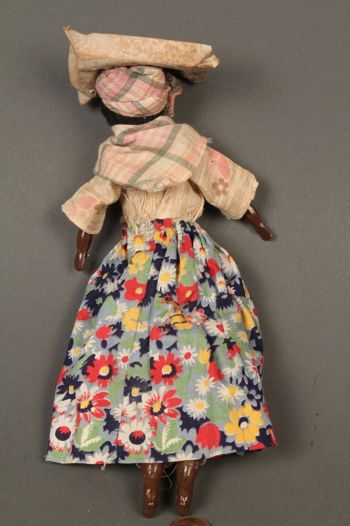 Lot 741: 8 African-American Dolls including Vargas wax figu