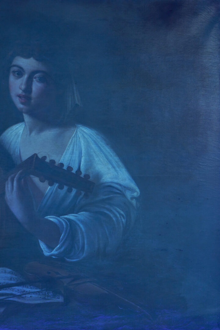 Lot 104: Painting after Caravaggio's Lute Player, O/C