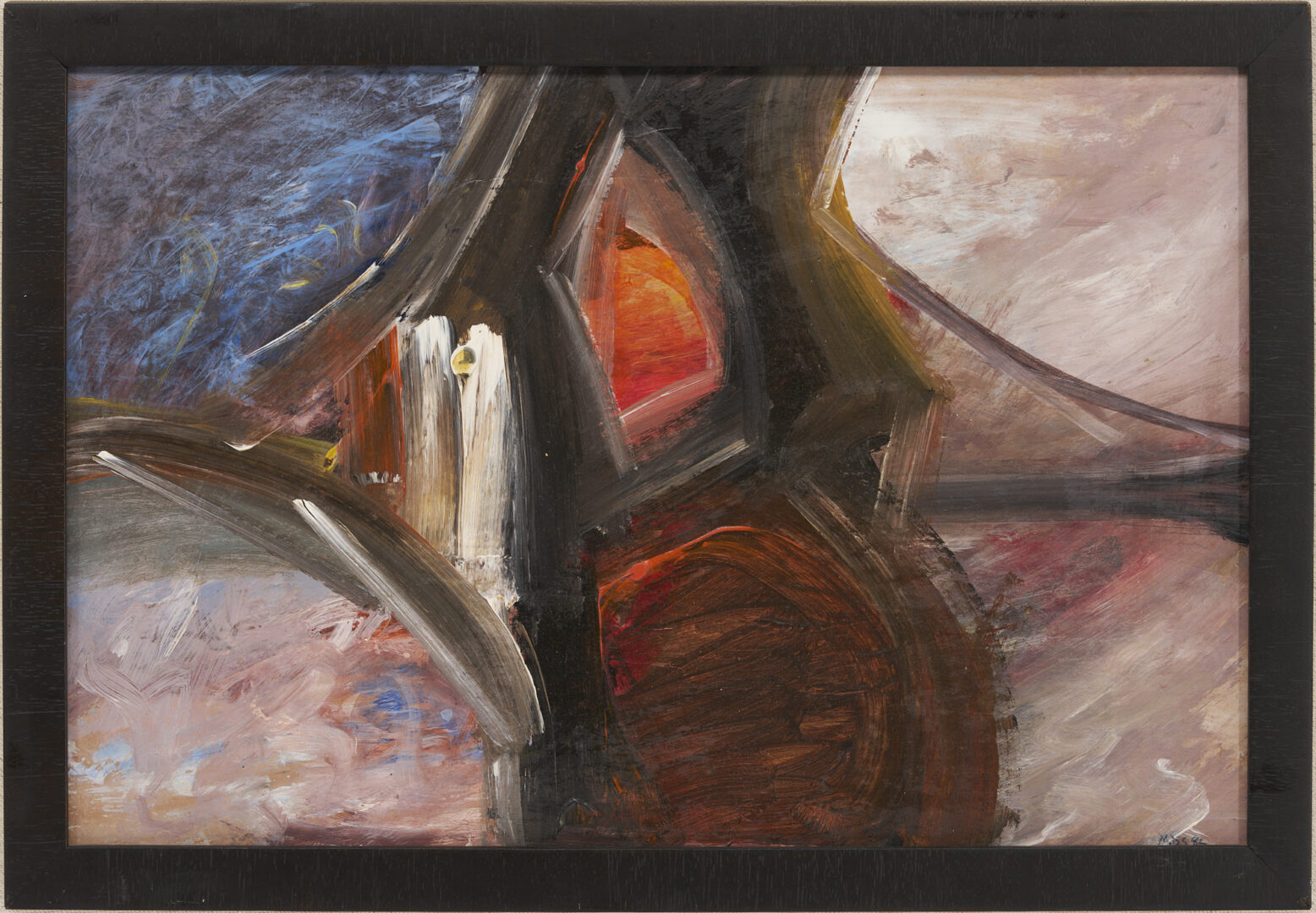 Lot 131: Merton Daniel Simpson, O/B Abstract Expressionist Painting