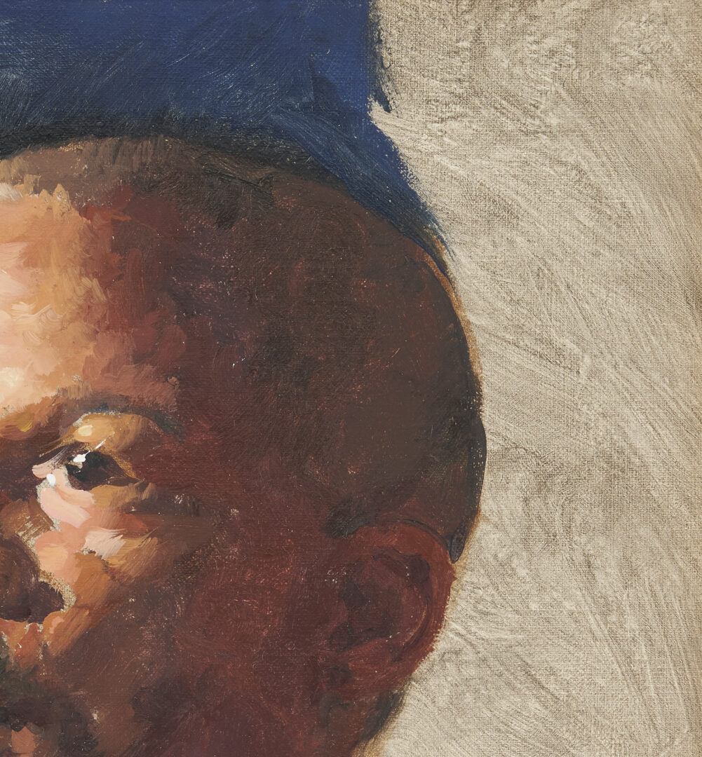 Lot 132: Anthony Ryder Portrait of African-American Man c 1957