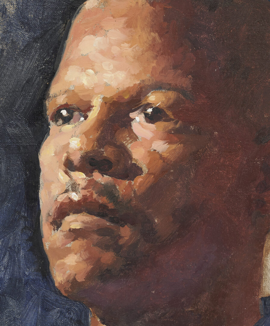 Lot 132: Anthony Ryder Portrait of African-American Man c 1957