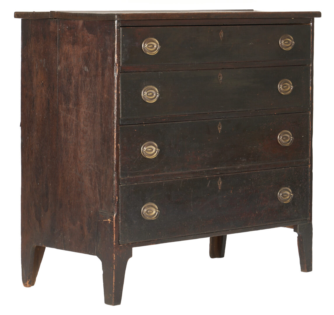Lot 157: Southern Federal Chest of drawers, c. 1815
