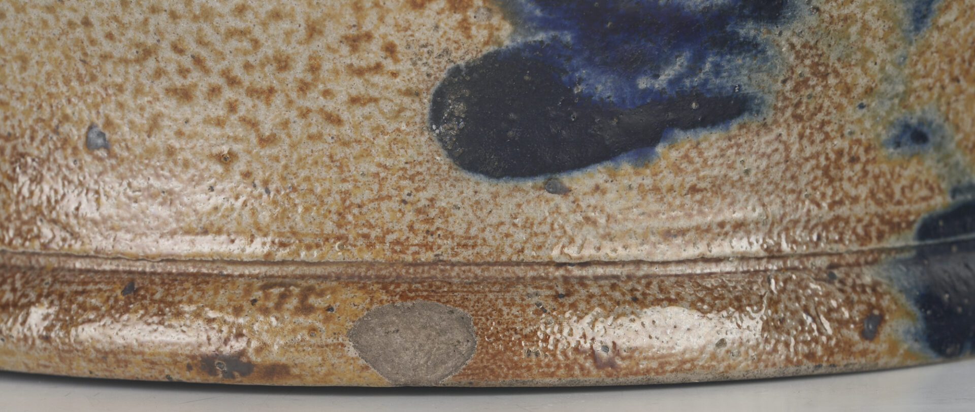Lot 159: Mid-Atlantic Cobalt Decorated Stoneware Pitcher