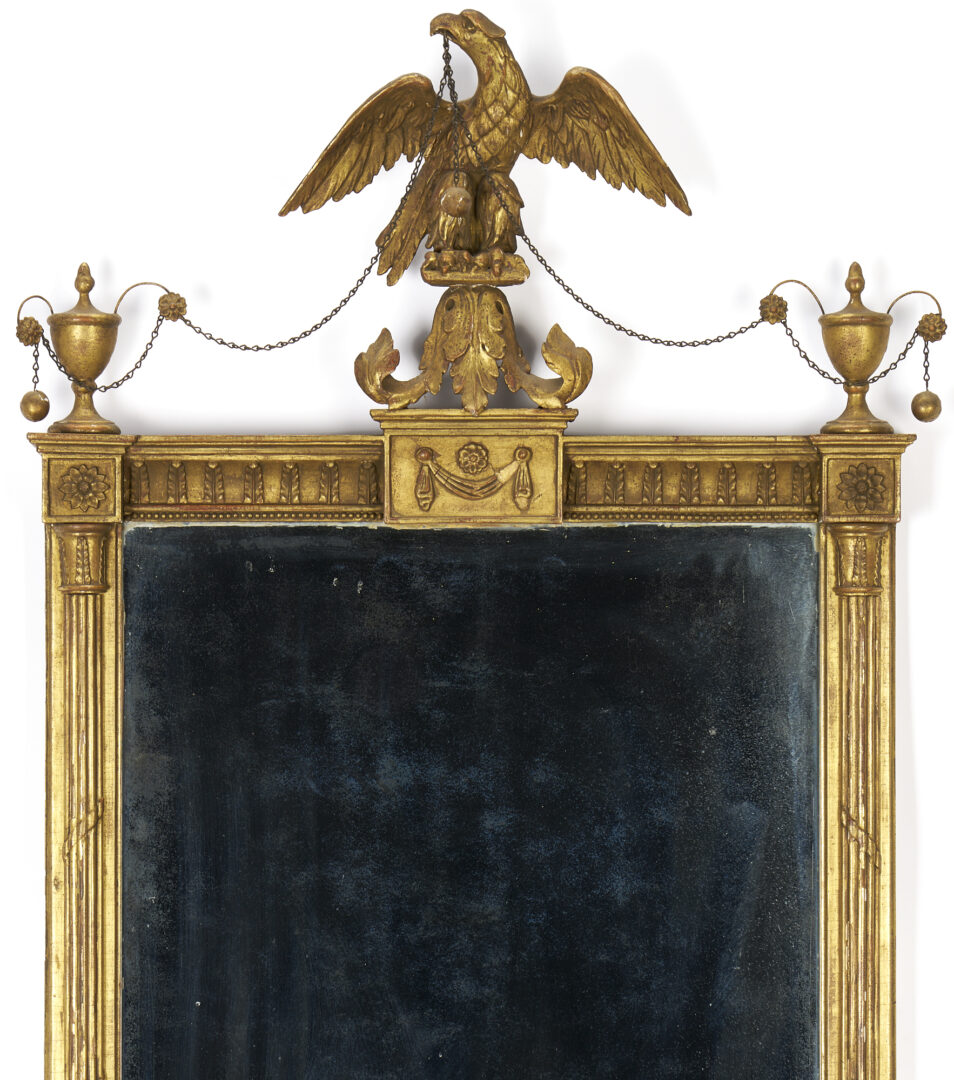 Lot 190: Federal Rectangular Mirror, Eagle Crest